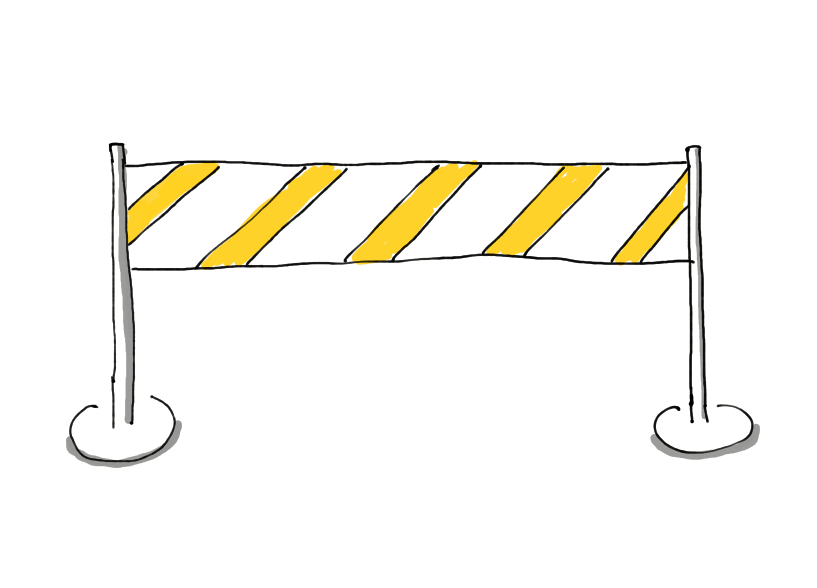 Sketchnote Hindernis