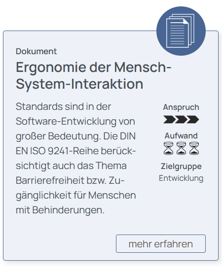 Zum Tool: Ergonomie der Mensch-System-Interaktion.