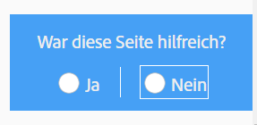Bildschirmausschnitt der Adobe Connect Support-Seite