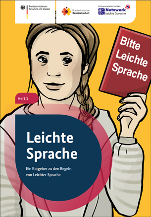 Deckblatt des Ratgebers Leichte Sprache Heft 1