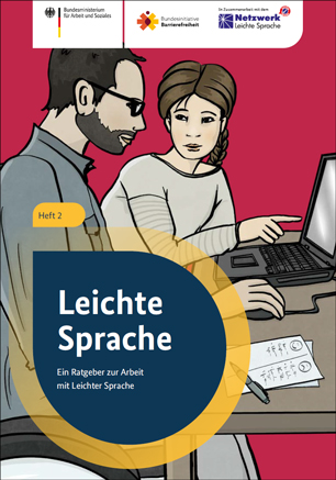 Deckblatt des Ratgebers Leichte Sprache Heft 2